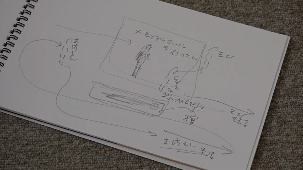 『皿の上の見えない人間 Invisible woman on the plate』稽古の様子