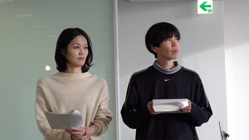 『皿の上の見えない人間 Invisible woman on the plate』稽古の様子