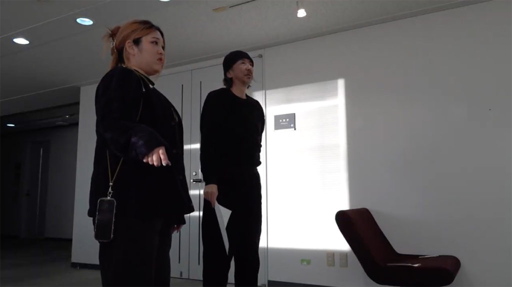 『皿の上の見えない人間 Invisible woman on the plate』稽古の様子